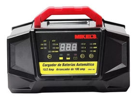 Cargador De  Baterias Automatico Con Arrancador Mikels 93293