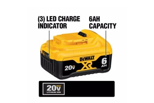 Batería 20v Max 6ah Lithium Ion Dcb206 Dewalt