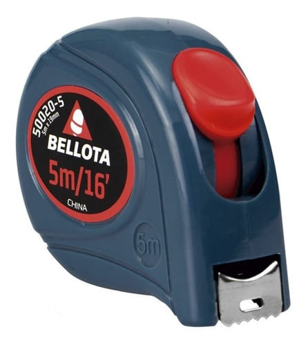 Flexometro 5mts Impresión Doble Cara Bellota 50020-5